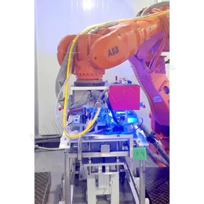 Lithium battery module robot side seal laser welding machine