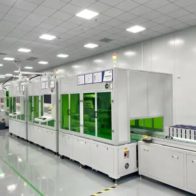Automatic lithium battery pack production line