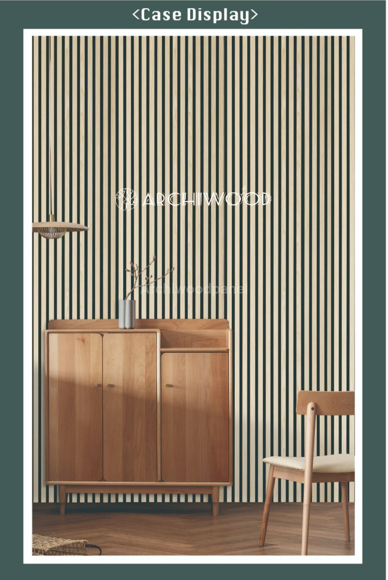 Acoustic Wooden Slats Panel