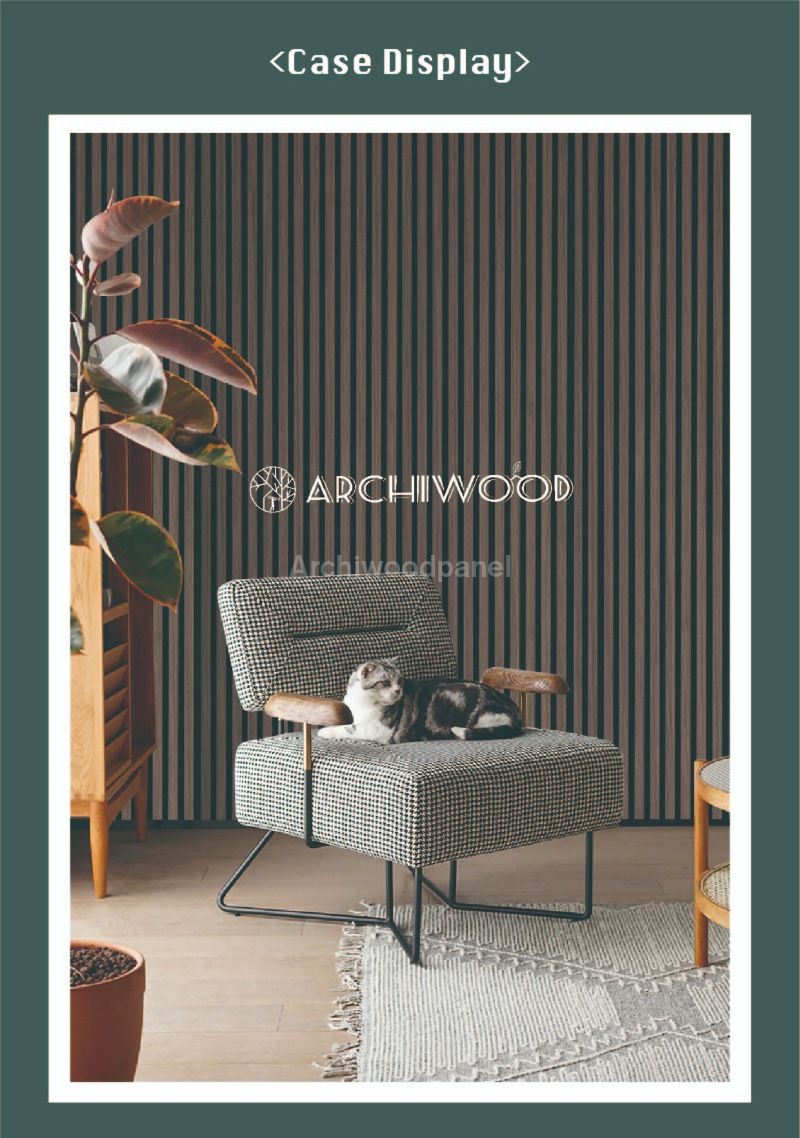 Grooved Wood Veneer Panel