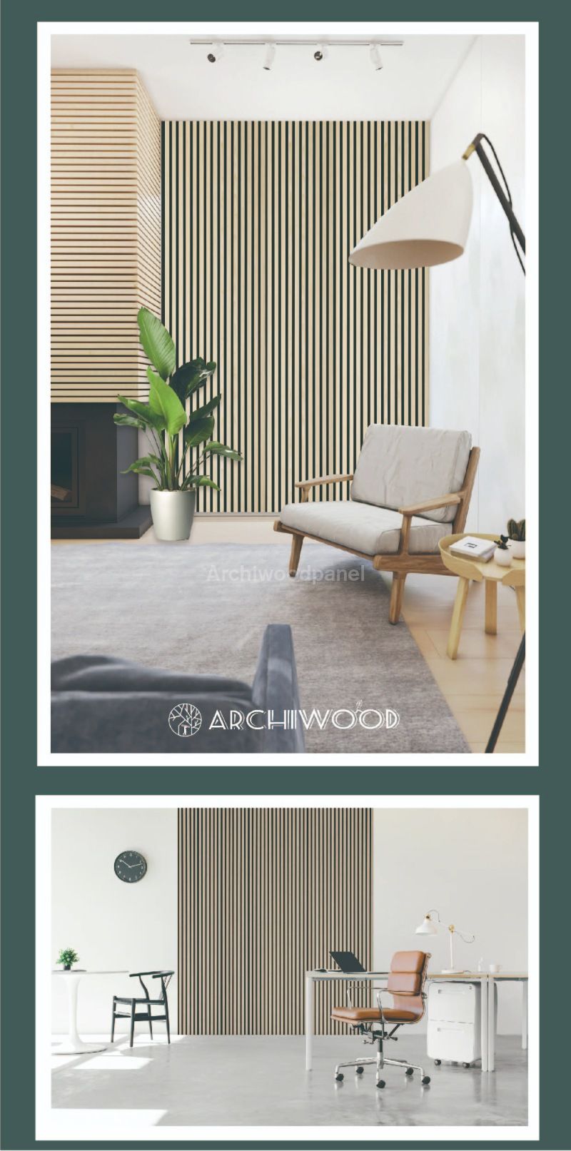 Acoustic Wooden Slats Panel