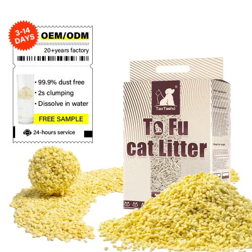 Wholesale Premium Super Absorbent Millet Tofu Cat Litter