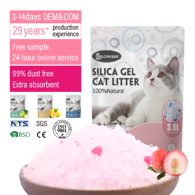 Wholesale 3.8L Premium Super Absorbent No Toxic No Clumping Crystal Cat ...