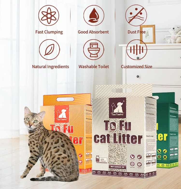 Wholesale Premium Dust Free Tofu Cat Litter