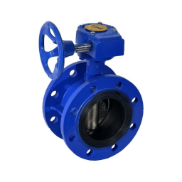 Telescopic flange butterfly valve