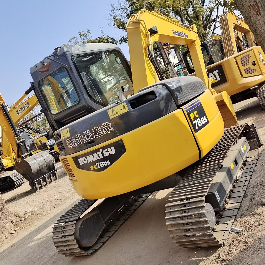 Used PC78US Mini Digger Secondhand Backhoe Crawler Construction Machine
