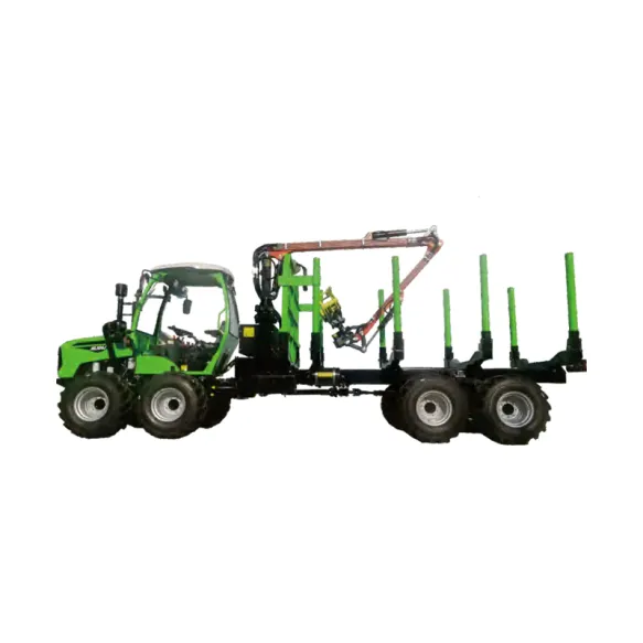 50HP hilly and mountainous wheeled tractor equipped with eight-wheel transfer function module