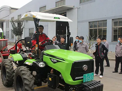Mr. Huang, the leader of Liugong Group, and his delegation visited the company for inspection