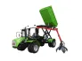 50HP hilly mountain palm garden wheeled tractor equipped with transport function module scissor lift grab handle self-unloading function