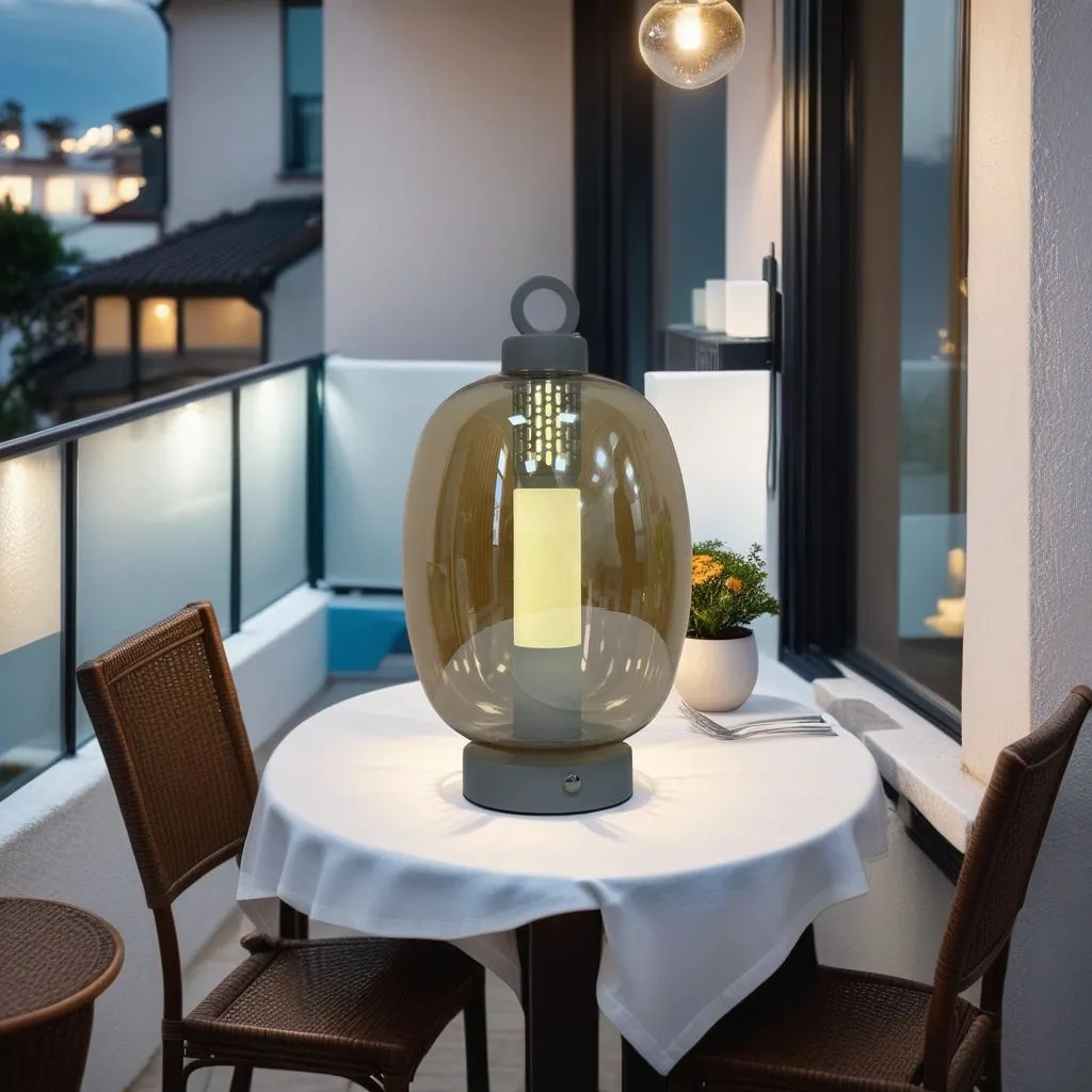 Love Bright Cordless Rechargeable Outdoor LED Table Lamp - Waterproof ...