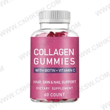 Collagen Gummies With Biotin Collagen Vegan Collagen Supplements Skin Whitening Gummy Vitamins for Hair Skin and Nail