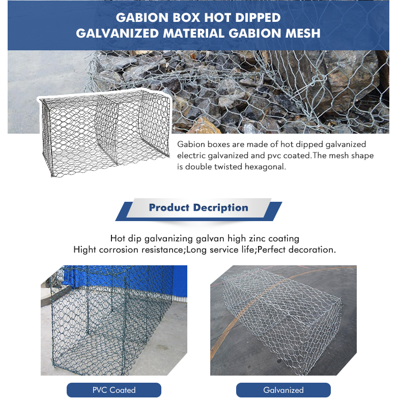 Galvanized Gabion Boxes