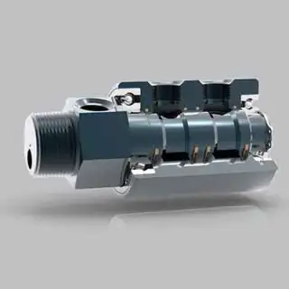 Coaxial Duo Flow Swivel Union
Space Saving Design
Stationary Siphon Pipe Ready
Rated to 3000 PSI