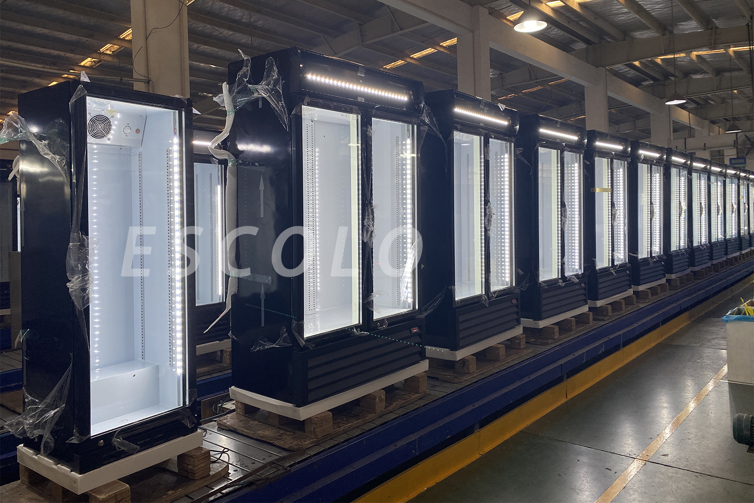 茶棚 垂直风扇冷却展示柜展示饮料