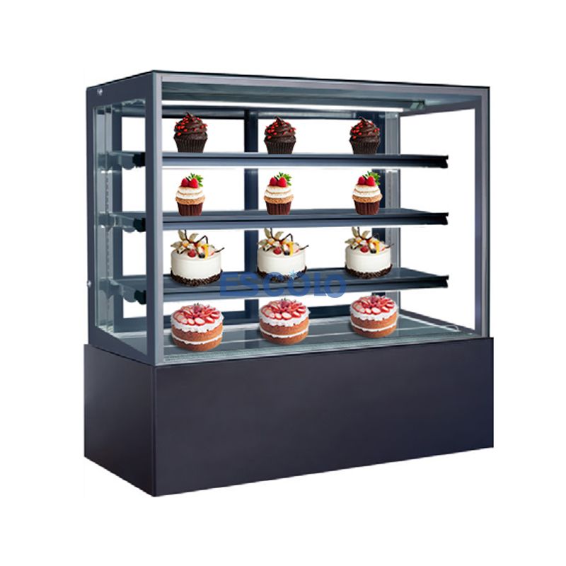 Bakery Shop 4Layer Glass Display Cake Chiller