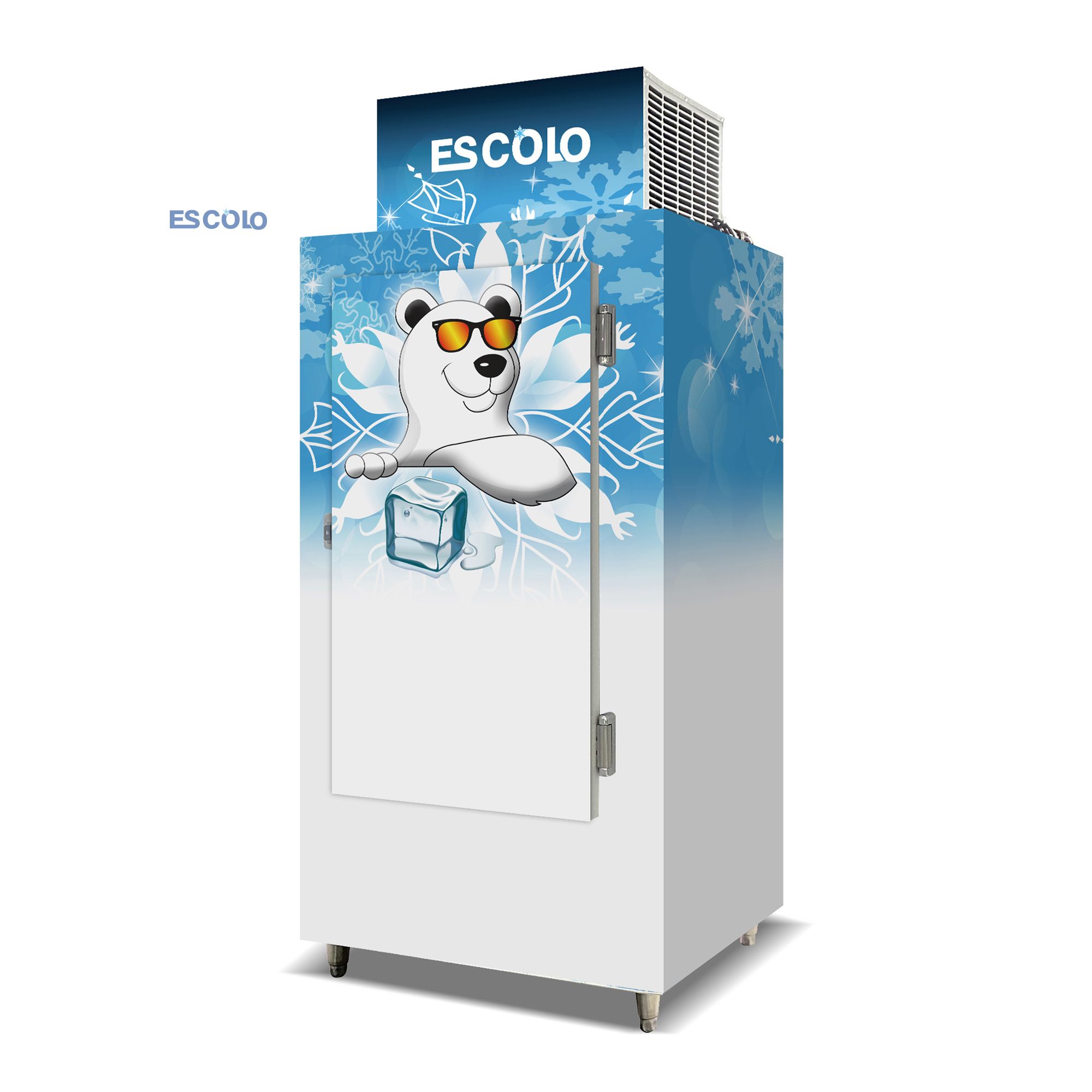 BERLINZO Sac De Rangement De Glace Réutilisable, Sac De Glaçons