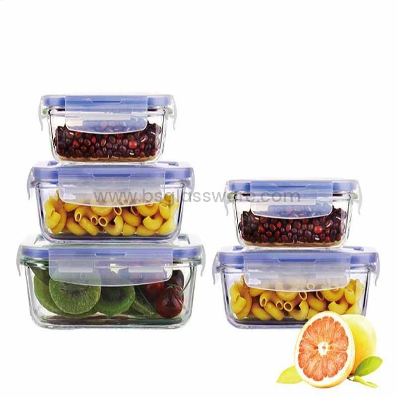 Food storage tank with lock cover lunch box