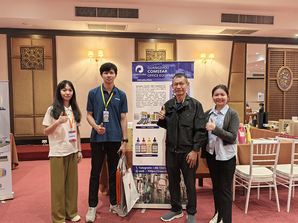 Comstar Communicate with Business Partners at Thailand