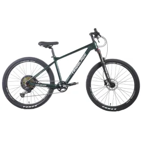 Green Full Suspension Mountain Bicycle