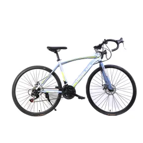 Blue race bicycle