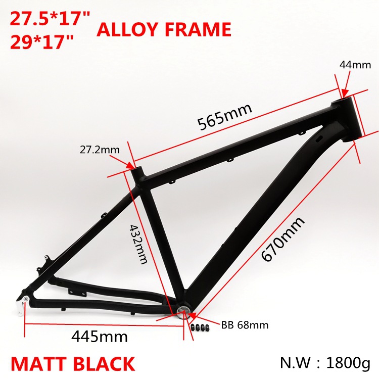 Mountain Bicycle Bike Frame