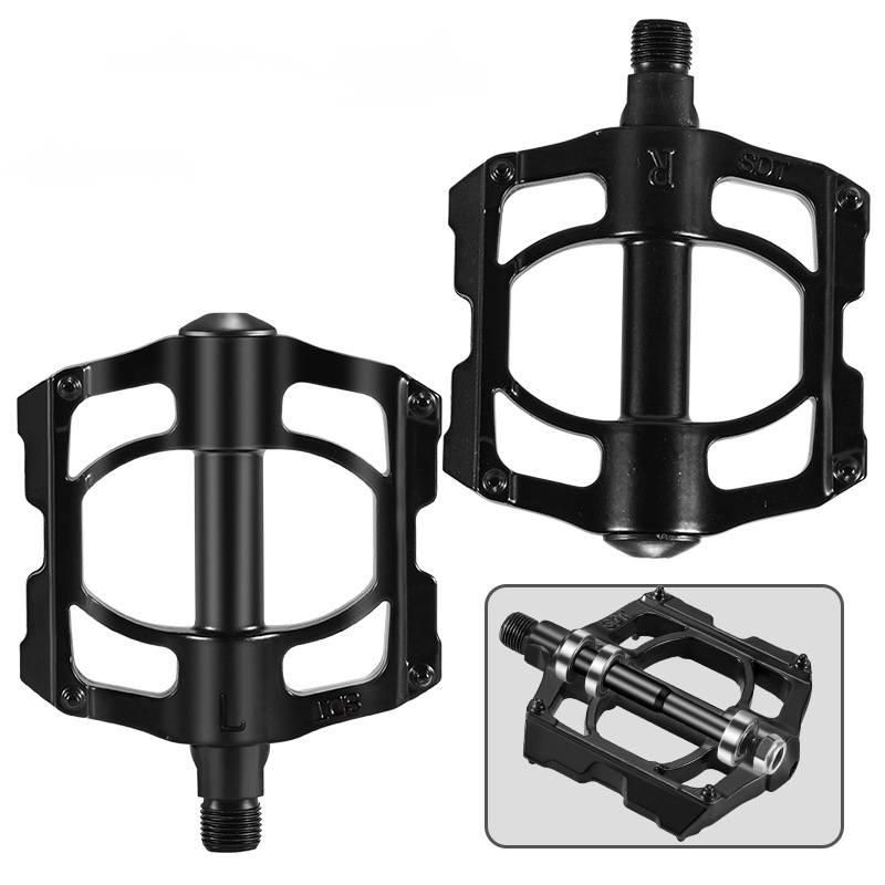 Black bike pedal