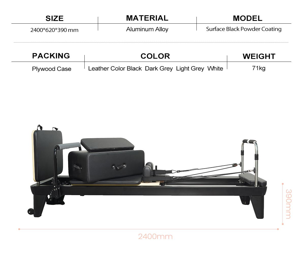 Reformer Pilates Pliable Pour La Maison - Machine XMSJ Avec Accessoires - Neuf