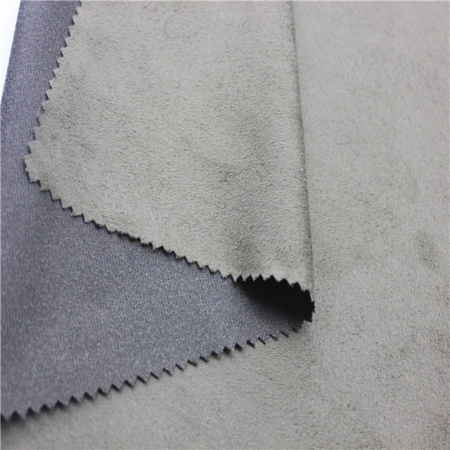 100% Polyester Fabric for Shoes Clothes Suede