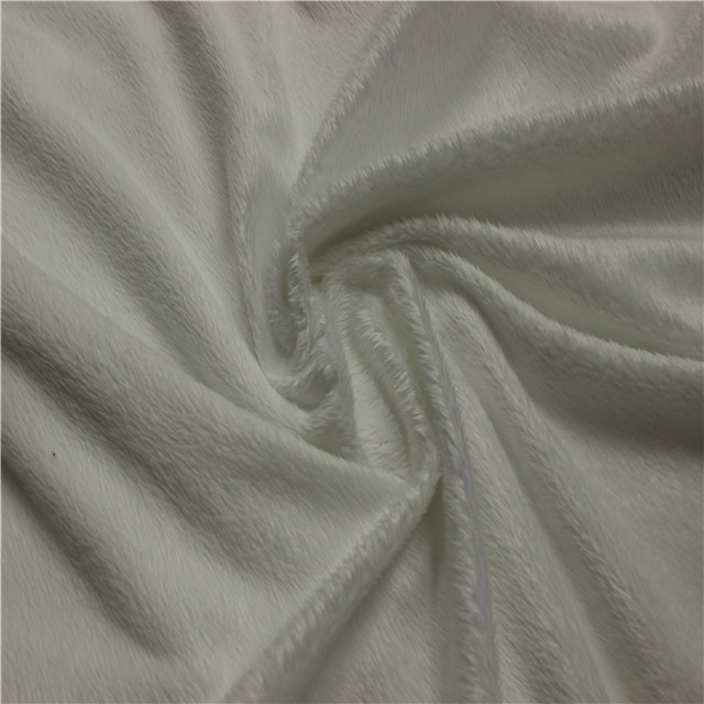 100% polyester soft velboa fabric