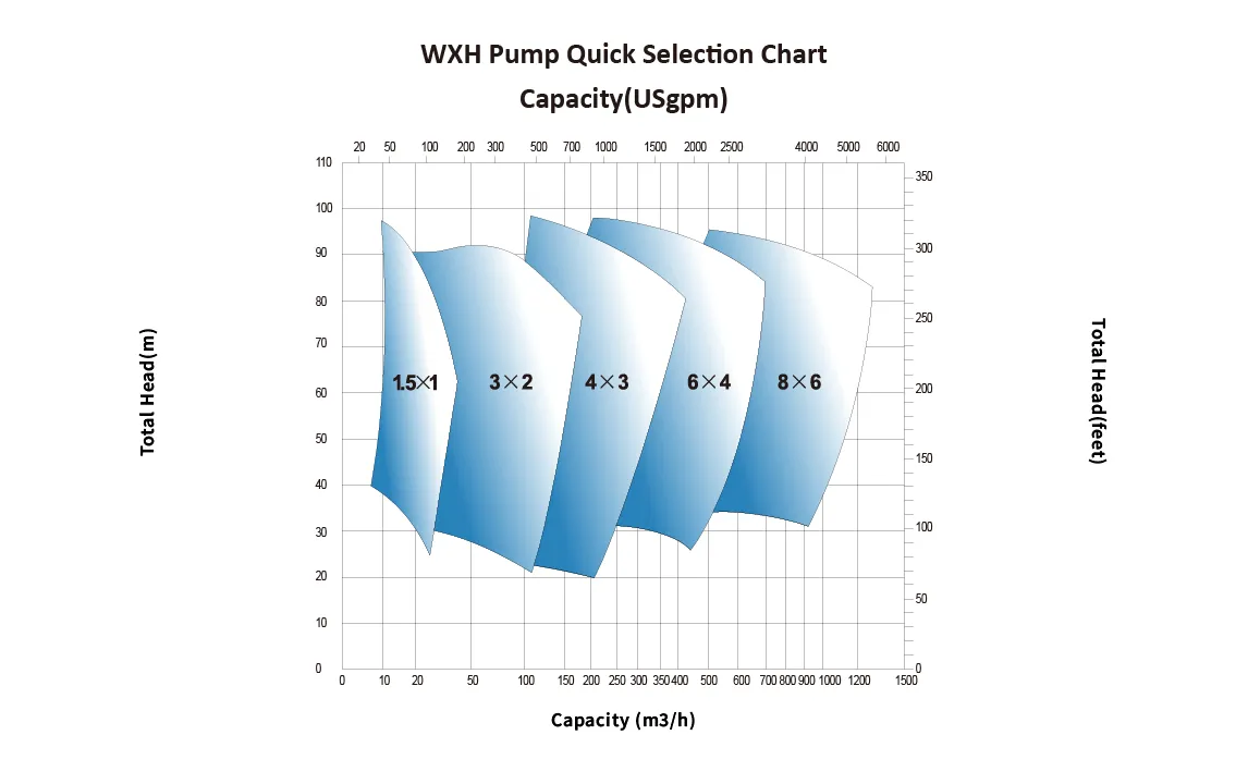 High Head Heavy Duty Slurry Pump - WXH
