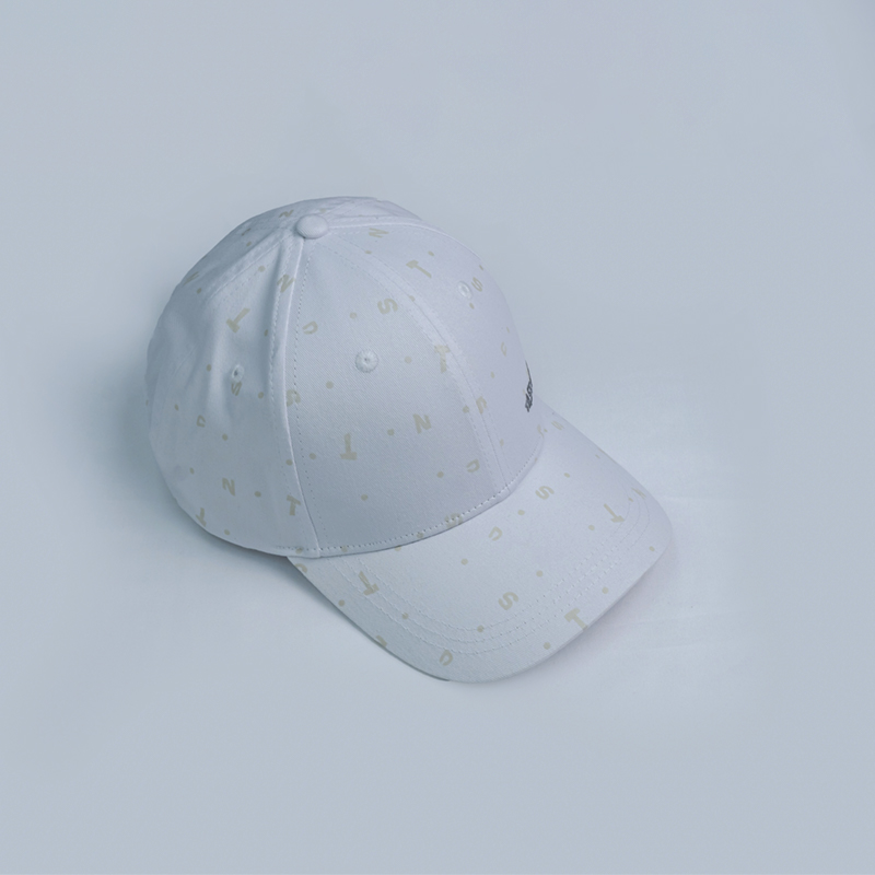 FULL PRINT CAP WITH EMBROIDERY  LOGO