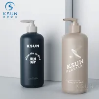 500ml 16oz PE Shower Gel Shampoo Bottle