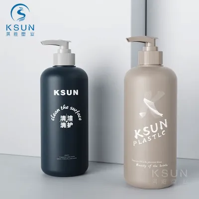 Frascos de shampoo e condicionador de plástico personalizados de luxo