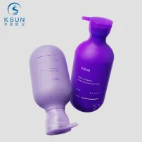 Custom 300ml 500ml 10oz Purple Shampoo Bottle