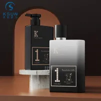 Luxury 300ml PETG Square Hand Wash Bottle