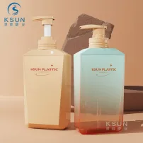 Wholesale 500ml 16oz Plastic PETG Shampoo Bottles