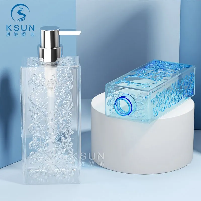 Luxury PETG Arabesque Shampoo and Conditioner Bottle
