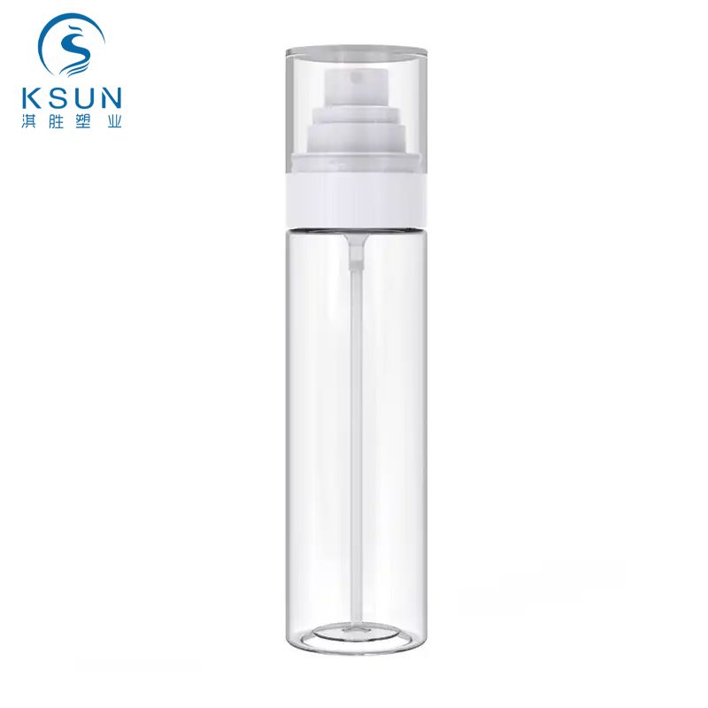 PET Plastic Clear 100ml Alcohol Spray Bottle