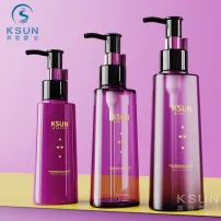 Luxury Triangle PET Cleansing Lotion Pump Bottle
