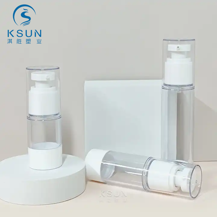 Custom PS 30m Vacuum Cosmetic Dispensing Bottles,Airless Pump Bottle