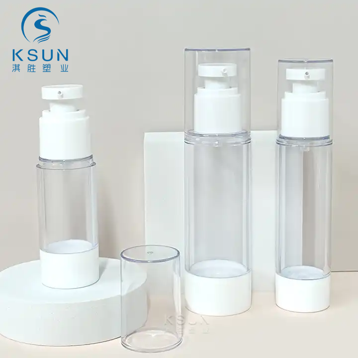 Custom PS 30m Vacuum Cosmetic Dispensing Bottles,Airless Pump Bottle