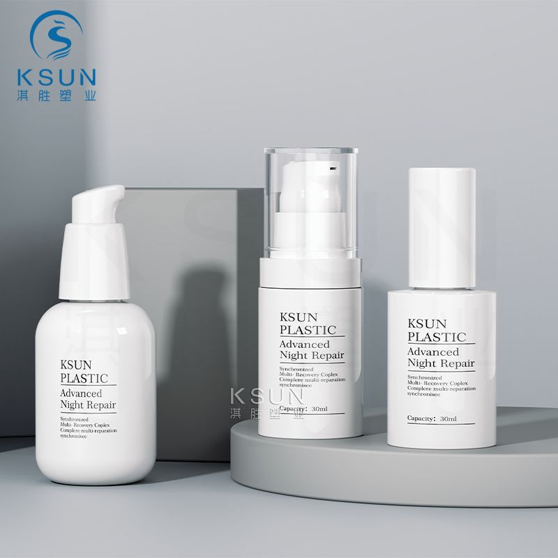 30ml 50ml PETG Cosmetic Face Serum Bottles