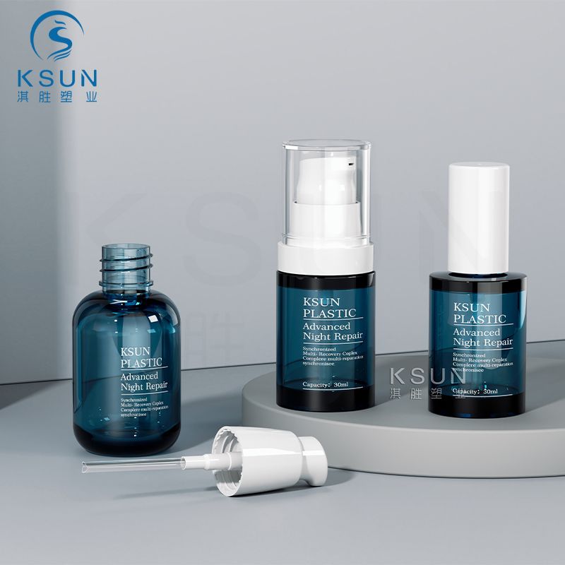 30ml 50ml PETG Cosmetic Face Serum Bottles