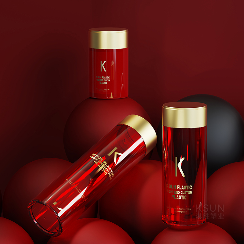 Luxury Cosmetic Packaging Plastic Capsule Essence Jar