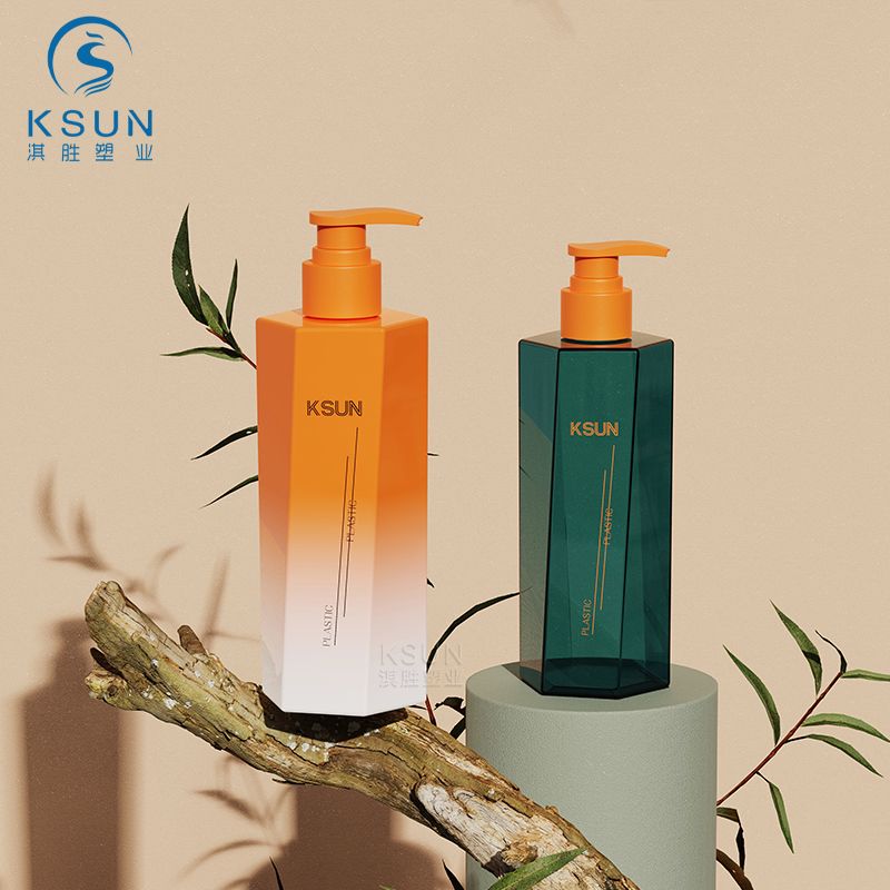 Luxury 400ml 500ml PET Body Lotion Bottles
