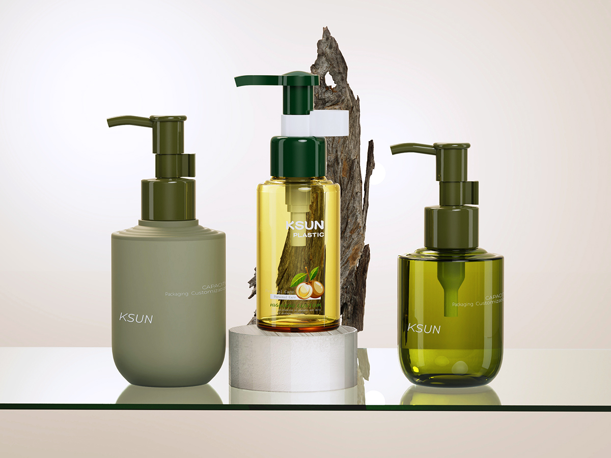 80ml 90ml 100ml PETG Lotion Pump Bottle