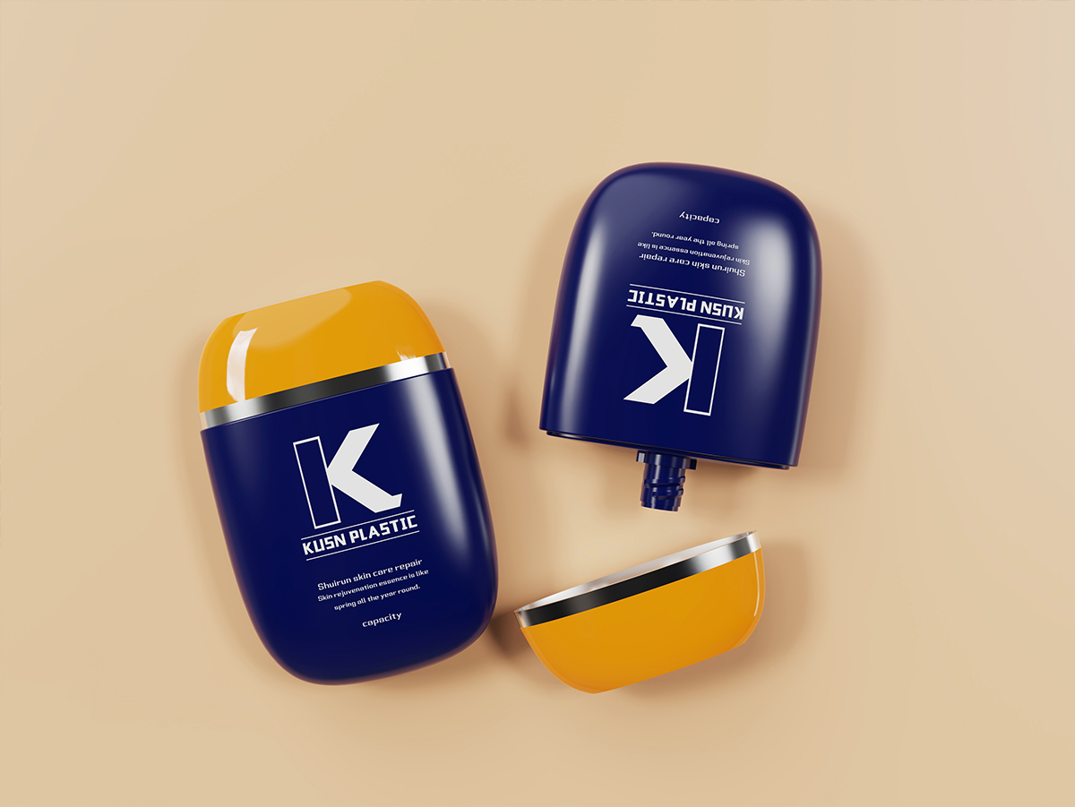 50g Plastic Cosmetic Sunscreen Cream Bottle