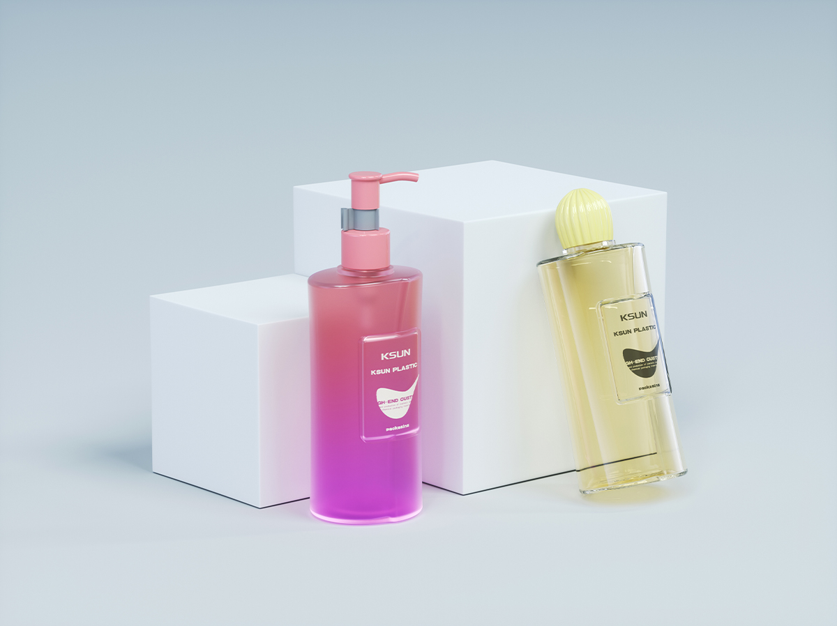 300ml PETG Shampoo Lotion Pump Bottle