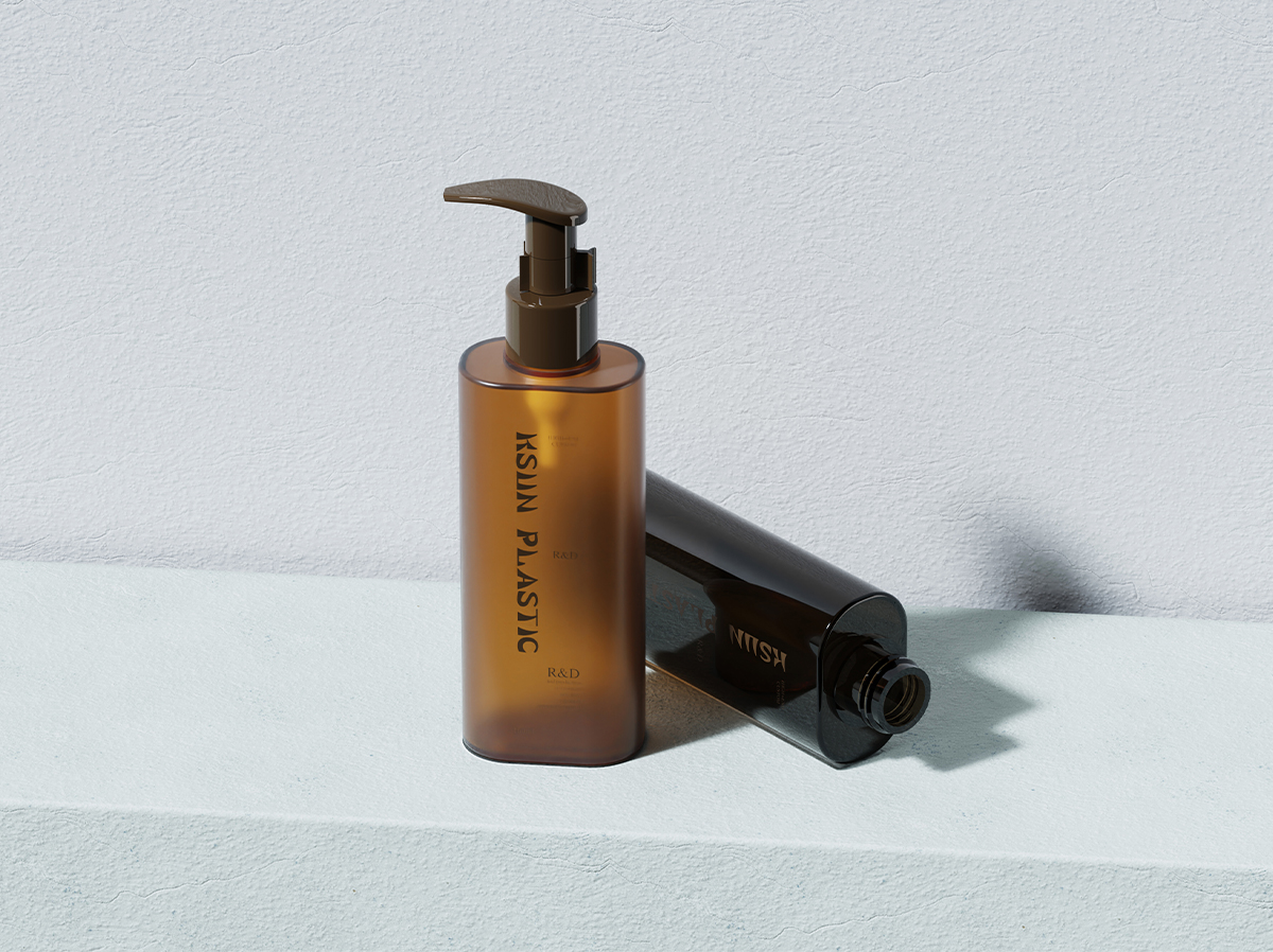 PCR Plastic Shampoo Bottle