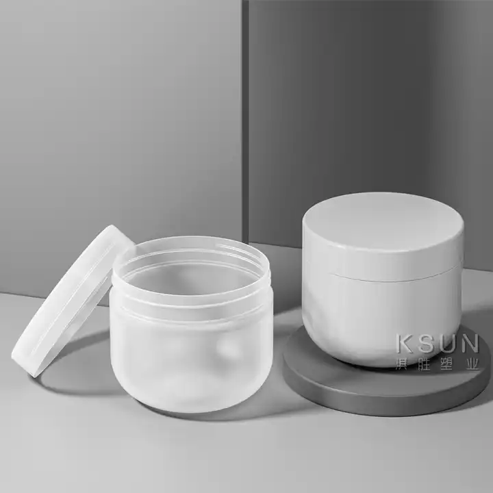 16oz PP Plastic Cream Jar With Lid